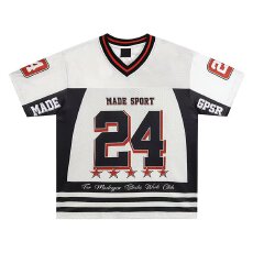 批发美式复古球衣短袖<b class='q'>T</b><b class='q'>恤</b>男女装2026夏季新款宽松休闲<b class='q'>运动</b>百搭上衣