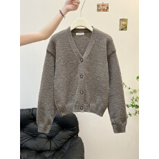 批发韩系休闲日常2025毛衣女冬季内搭气质高级感小众绝美针织衫开衫