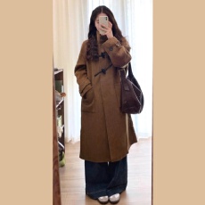 批发韩系呢子大衣女2025秋冬季新款毛呢外套小个子<b class='q'>赫本</b><b class='q'>风</b>高级感正流行