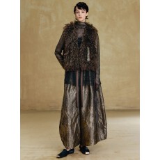 批发阔腿裤高级轻奢新中式2025秋款女宽松咖棕色休闲裤子