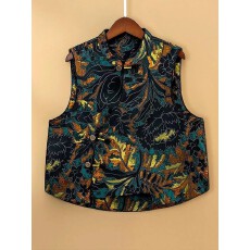 批发<b class='q'>马甲</b>女款2026春季新款中式立领国风外穿时尚高级感<b class='q'>中老年</b><b class='q'>马夹</b>外套