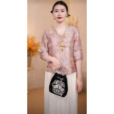批发年轻妈妈夏<b class='q'>装</b>时尚小衫夏季2026新款洋气T恤<b class='q'>中老年</b>女<b class='q'>装</b>套<b class='q'>装</b>气质
