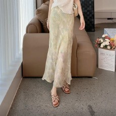 批发【ShawEleven】一抹绿2026年夏季女装新款绿色<b class='q'>半身裙</b>