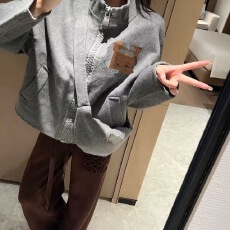 批发简约廓形显瘦立领加厚拉链毛呢外套2025秋冬双面<b class='q'>羊绒</b><b class='q'>大衣</b>女短款