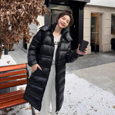 批发情侣<b class='q'>羽绒服</b><b class='q'>男</b>女同款2025冬季新款宽松加厚长款白鸭绒保暖外套