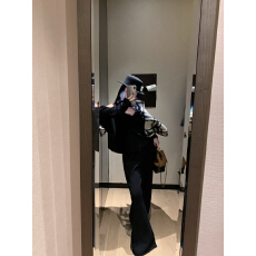 批发2025秋冬开衫毛衣女外套背心针织阔腿长裤简约<b class='q'>通勤</b>三件套装