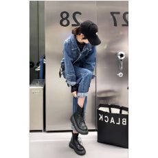 批发美式工装牛仔<b class='q'>连体裤女</b>2025春秋<b class='q'>新款</b>复古高级感宽松气质时尚连衣裤