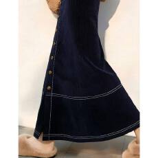 批发2026年时尚潮流复古<b class='q'>高腰</b>牛仔<b class='q'>裙</b>春季不规则半身长<b class='q'>裙</b><b class='q'>显瘦</b>气质半身<b class='q'>裙</b>