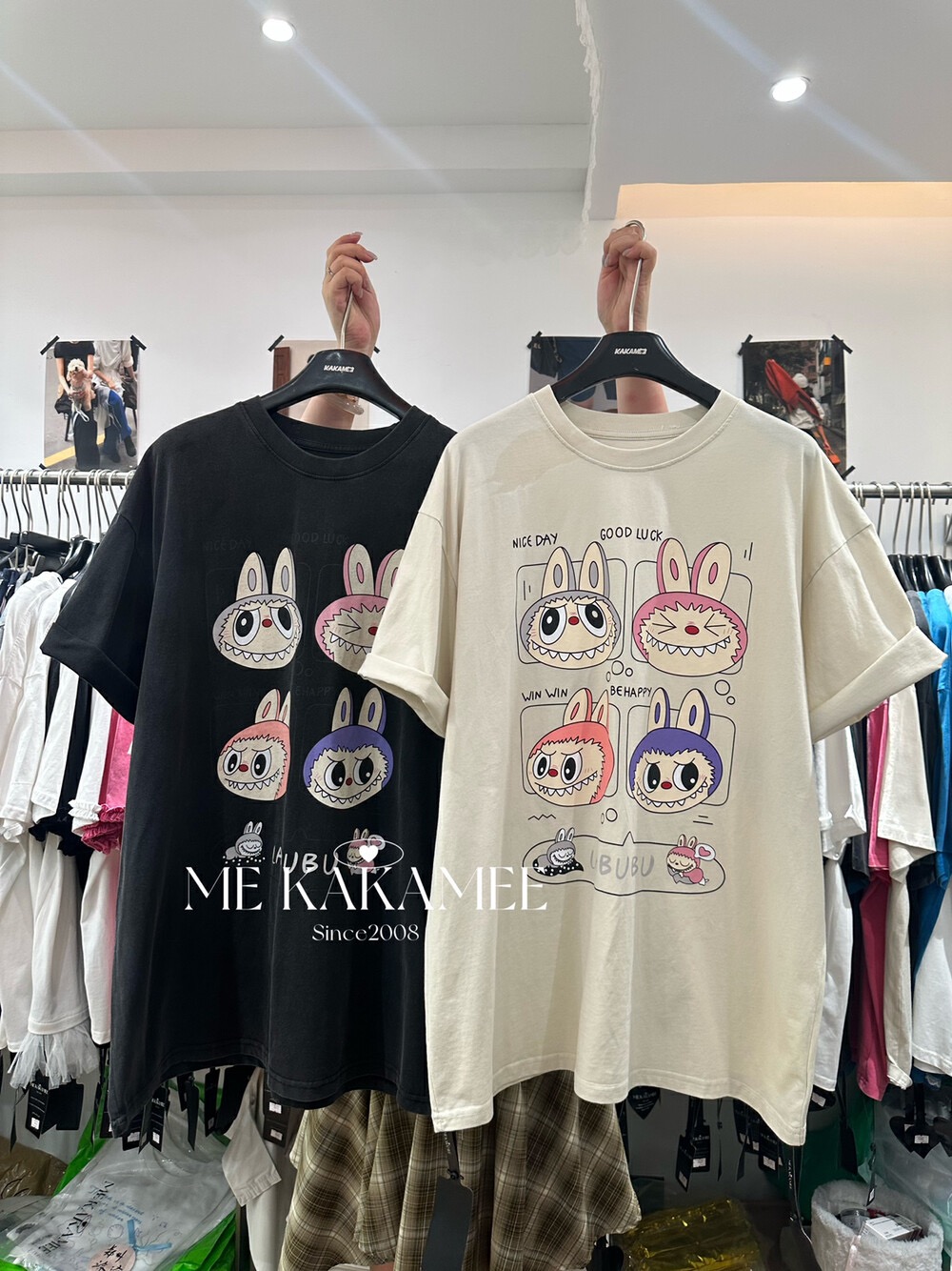 FA33548# 夏新品水洗趣味短袖T恤 服裝批發女裝批發服飾貨源