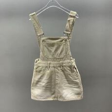 批发学院风<b class='q'>牛仔</b>背带俏皮无袖连衣裙女夏季减龄气质显瘦百搭A字短裙