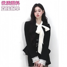 批发实价有货富家千金小洋装套装裙女两件套秋季新款<b class='q'>时尚</b>西装外套短裙