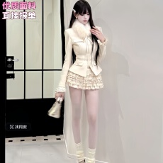 批发新品北国雪乡气质<b class='q'>名媛</b>/小香风少女风时尚<b class='q'>套装</b>