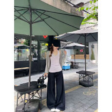 批发灰紫色叠穿两件套女早秋季穿搭时尚休闲百搭<b class='q'>开衫</b>外套吊带背心套装