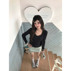 批发原版面料休闲套装女秋季慵懒韩系穿搭黑色<b class='q'>开衫</b>吊带显瘦上衣两件套