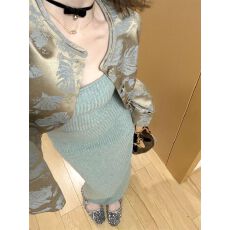 批发新中式国风气质印花圆领短款外套纯欲<b class='q'>收腰</b>显瘦吊带<b class='q'>连衣裙</b>两件套女