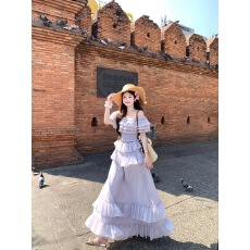 批发休闲风氛围感套装女吊带背心巨好看的<b class='q'>两件</b>套春季新款设计感半身裙