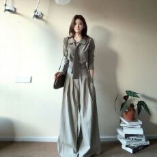 批发高级感<b class='q'>运动服</b>套装女秋季时尚洋气<b class='q'>长袖</b>衬衫上衣阔腿裤休闲两件套潮