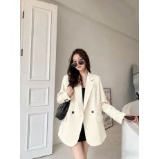 批发2026休闲西装<b class='q'>外套</b>女春秋爆款垂坠感气质上档次高级减龄开叉小西服