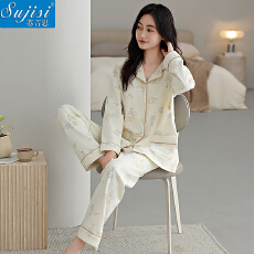 批发XLS2025秋冬纯棉双面月子服<b class='q'>孕妇</b><b class='q'>产后</b>哺乳开胸套<b class='q'>睡衣</b>保暖家居服