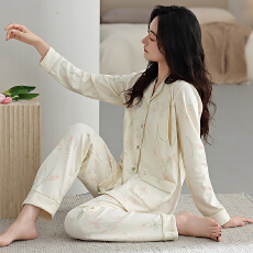 批发XLS2025秋冬纯棉双面月子服<b class='q'>孕妇</b><b class='q'>产后</b>哺乳开胸套<b class='q'>睡衣</b>保暖家居服