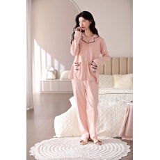 XLS2025秋冬纯棉双面月子服孕妇产后哺乳开胸睡衣家居服