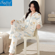 批发XLS2025秋冬纯棉双面月子服<b class='q'>孕妇</b><b class='q'>产后</b>哺乳开胸<b class='q'>睡衣</b>家居服