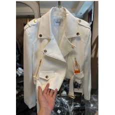 批发欧货高品质2025春秋韩版百搭<b class='q'>西装</b>女短款修身显瘦长袖机车夹克外套