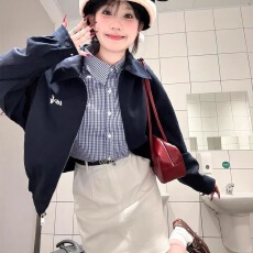 批发美式复古工装外套女秋季2025<b class='q'>新款</b>拉链翻领休闲<b class='q'>夹克</b>宽松百搭上衣潮