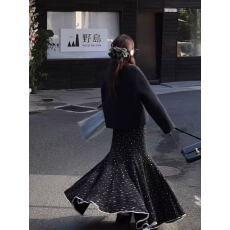 批发【波点鱼尾裙】