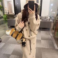 2025冬款慵懒感上衣裙子显瘦宽松时尚减龄休闲套装裙