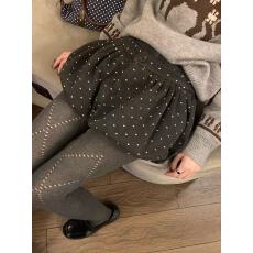 批发小爱心花苞短裤女复古少女chic<b class='q'>高腰</b>A字显瘦显腿长灯笼裤春季新款