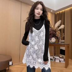 批发高级感<b class='q'>蕾丝</b><b class='q'>背心裙</b>女2026春季大码胖MM气质百搭叠穿显瘦内搭吊带裙