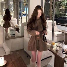 批发春<b class='q'>秋季</b>新款针织套装2026针织毛衣气质显瘦<b class='q'>连衣裙</b>,开学季新款毛衣