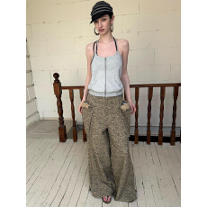 批发辣妹灰色拉链卫衣吊带挂脖背心少女感短款女夏季休闲时尚<b class='q'>百搭</b>吊带