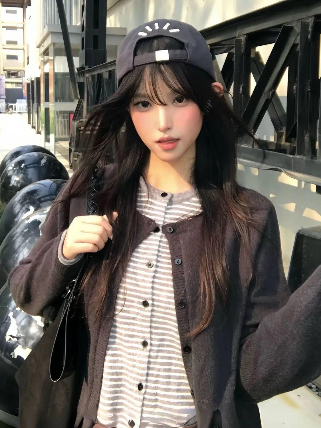 한국인기 레이어드 가디건 상세 이미지 3