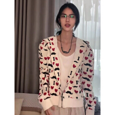 批发美式复古白色连帽卫衣外套女早秋季休闲宽松显瘦拉链<b class='q'>开衫</b>长袖上衣