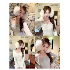 批发维斯小姐初遇心动 高弹亲肤针织<b class='q'>打底</b>衫 定染抽褶花边显瘦上衣