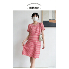 批发2026夏季新品孕妇<b class='q'>连衣裙</b>针织遮肚短裙小个子宽松薄款裙