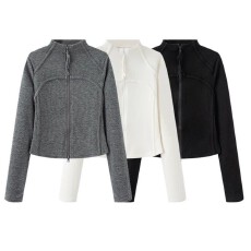 批发2026新款立领显瘦磨毛卫衣女时尚打底长袖德绒开衫拉链外套