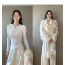 批发95棉春秋圆领长袖T恤女新款<b class='q'>大码</b>胖mm内搭修身正肩纯色上衣