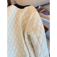 批发小香风外套女高级感西装2025秋冬新款菱格棉服小个子短款上衣