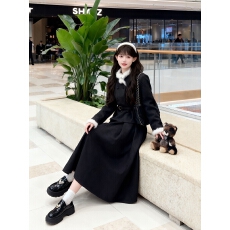 批发<b class='q'>大码</b>小香风富家千金冬装套装女气质显瘦毛领夹棉外套半身裙两件套