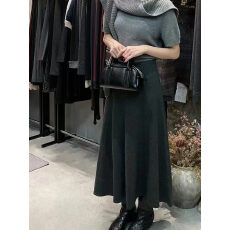 批发已出大货 拼接大摆<b class='q'>伞</b><b class='q'>裙</b>毛呢半身<b class='q'>裙</b>中长款八片拼接垂坠感修身显瘦