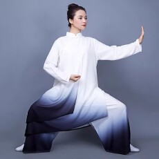 批发非实拍 太极服女新款飘逸高端比赛表演太极拳练功服装女春夏季