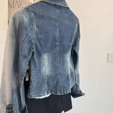 批发正肩修身收腰Polo衬衫牛仔外套女2026春季港风复古<b class='q'>设计</b>感小众上衣