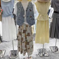 批发波西米亚风刺绣牛仔马甲短袖女2026夏季新款减龄显瘦