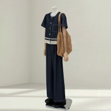 批发今年流行蕾丝拼接牛仔套装女2026超火<b class='q'>夏</b>装新款大方得体穿搭一整套