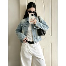 批发韩系水洗气质时尚短款<b class='q'>牛仔</b><b class='q'>外套女</b>2026春秋新款宽松小个子夹克上衣