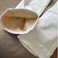 批发白色微喇牛仔裤女<b class='q'>春</b>秋新款高腰设计感显瘦弹力小个子阔腿喇叭长裤