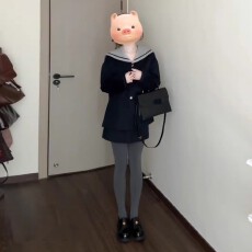 批发学院风jk<b class='q'>制服</b>套装温柔气质巨好看<b class='q'>海军</b>领上衣a字短裙两件套2025秋